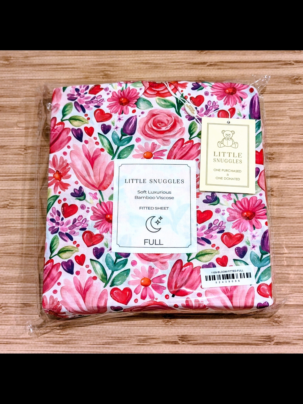 Bamboo Full-size Fitted Sheet